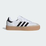 Adidas Samba OG IG5744 White Leather Sneakers with Black Stripes and Gum Sole