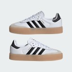 Adidas Samba OG IG5744 White Leather Sneakers with Black Stripes and Gum Sole