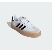 Adidas Samba OG IG5744 - Weiße Ledersneaker mit Schwarzen Streifen & Gummisohle | Klassischer Stil für Jeden Tag