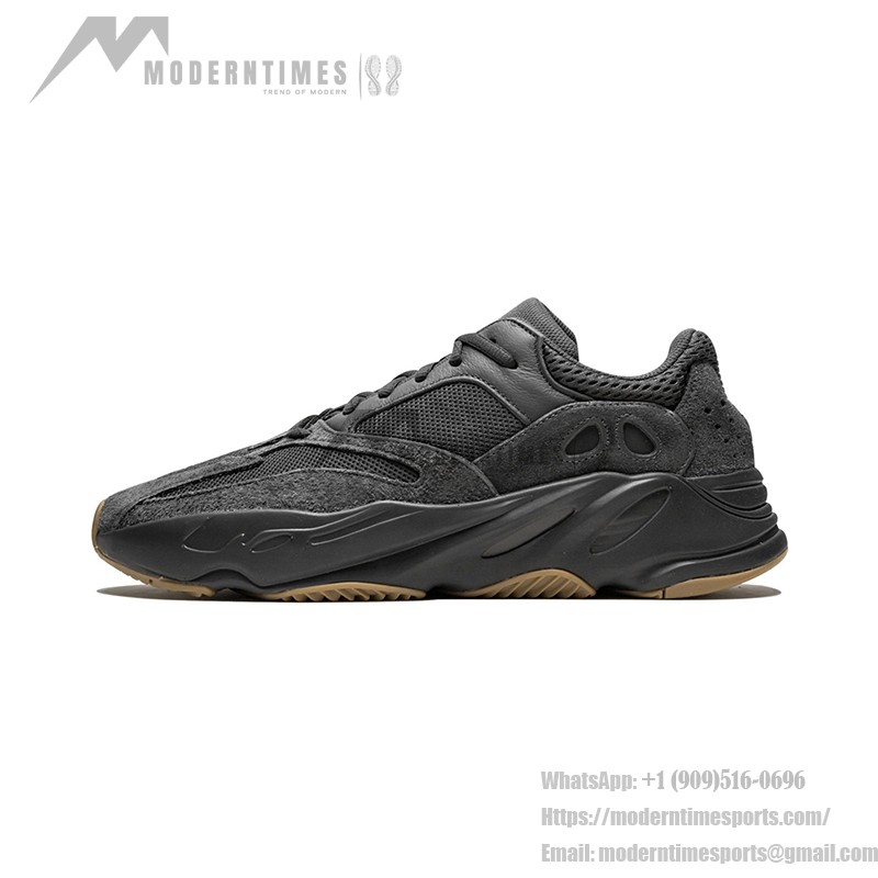 Adidas Yeezy Boost 700 Utility Black FV5304 - Minimalist All-Black Design with Comfortable Cushioning