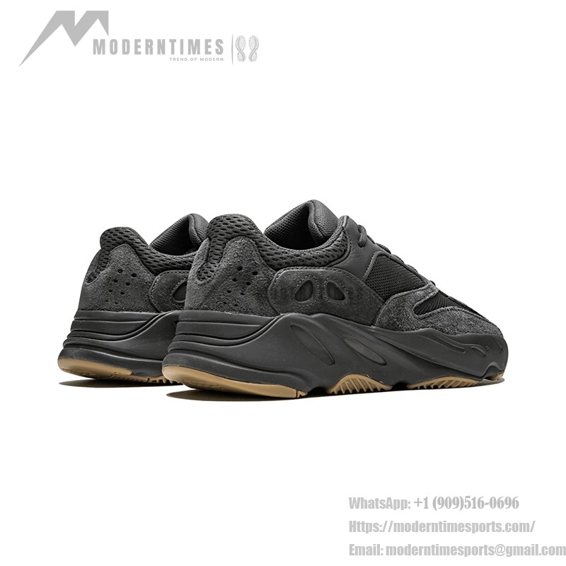 Adidas Yeezy Boost 700 Utility Black FV5304 - Minimalist All-Black Design with Comfortable Cushioning