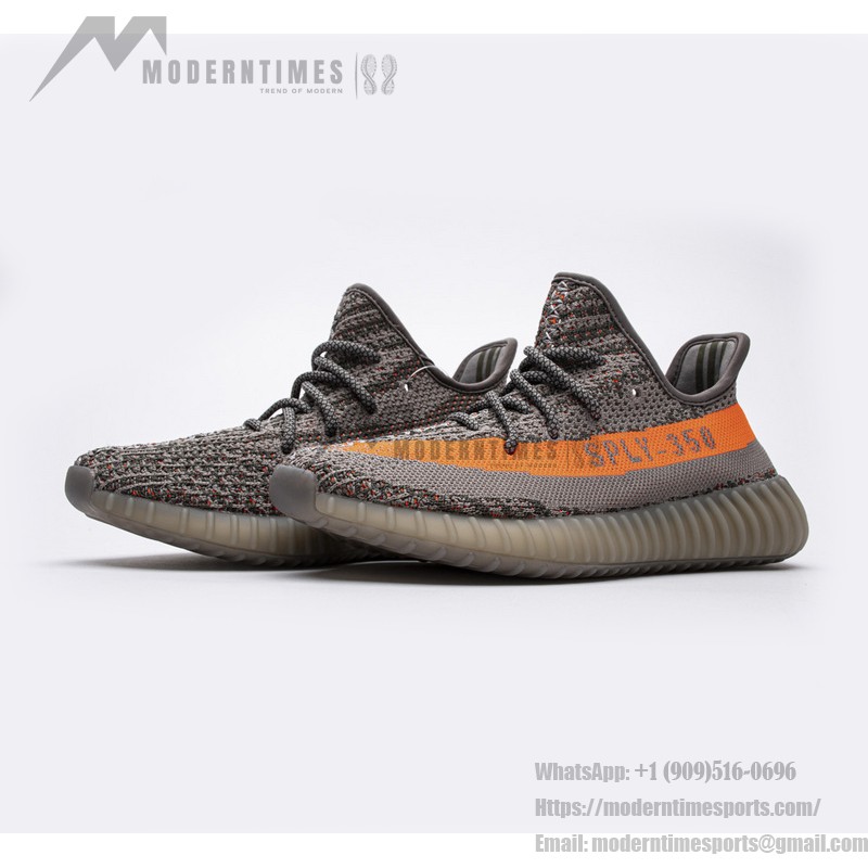 Adidas Yeezy Boost 350 V2 “Beluga” BB1826 Gray and Orange Sneakers