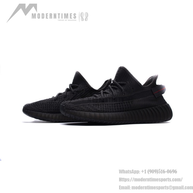 Adidas Yeezy Boost 350 V2 "Black" Stealthy Triple Black Sneakers