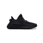 Adidas Yeezy Boost 350 V2 "Black" Stealthy Triple Black Sneakers