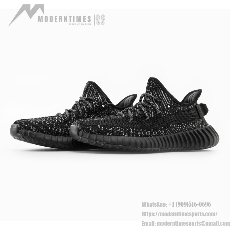 Kanye West x Adidas Yeezy Boost 350 V2 Black Static EF2567 with Reflective Details