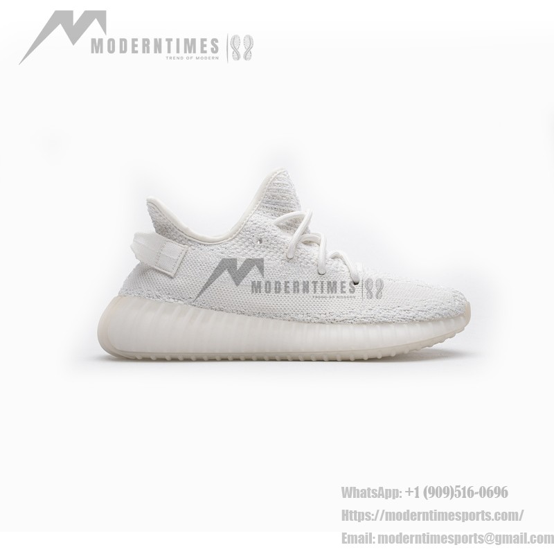 Adidas Yeezy 350 Boost V2 “Cream White” sneaker featuring triple white design