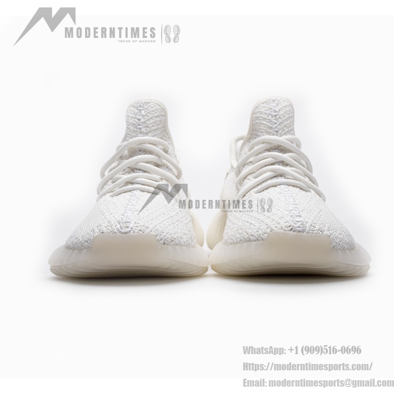 Adidas Yeezy 350 Boost V2 “Cream White” sneaker featuring triple white design