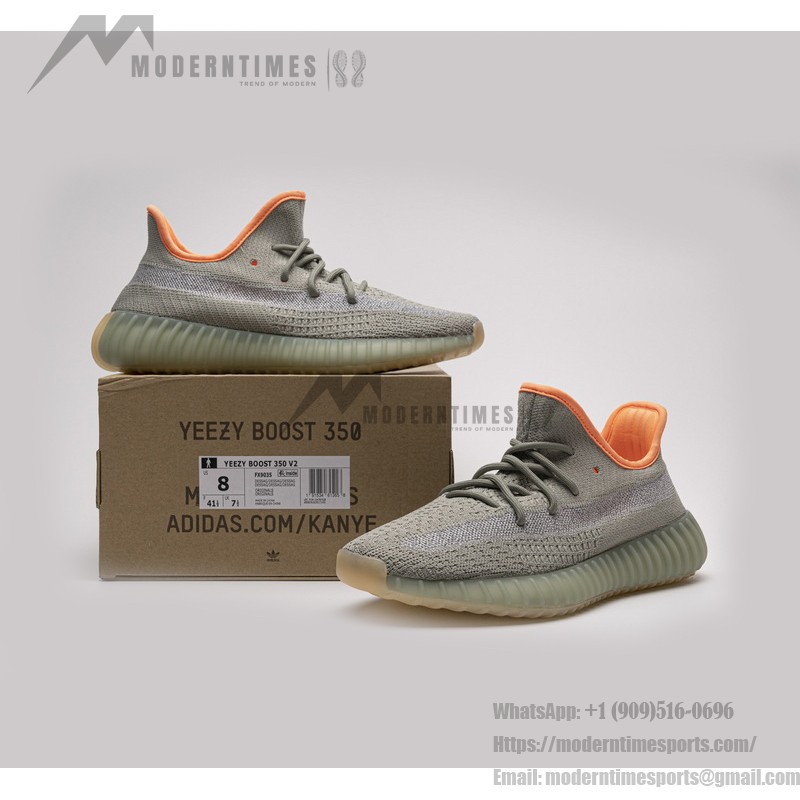  Adidas Yeezy 350 V2 Boost "Desert Sage" Authentic FX9035 Sneaker