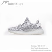 Adidas Yeezy Boost 350 V2 "Static" - Premium White & Gray Sneakers | Translucent Stripe Design