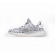 Adidas Yeezy Boost 350 V2 "Static" - Premium White & Gray Sneakers | Translucent Stripe Design