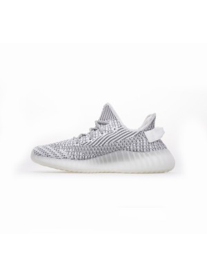 Adidas Yeezy Boost 350 V2 "Static" - Premium White & Gray Sneakers | Translucent Stripe Design