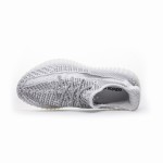 Adidas Yeezy Boost 350 V2 "Static" White and Gray Sneakers with Translucent Stripe