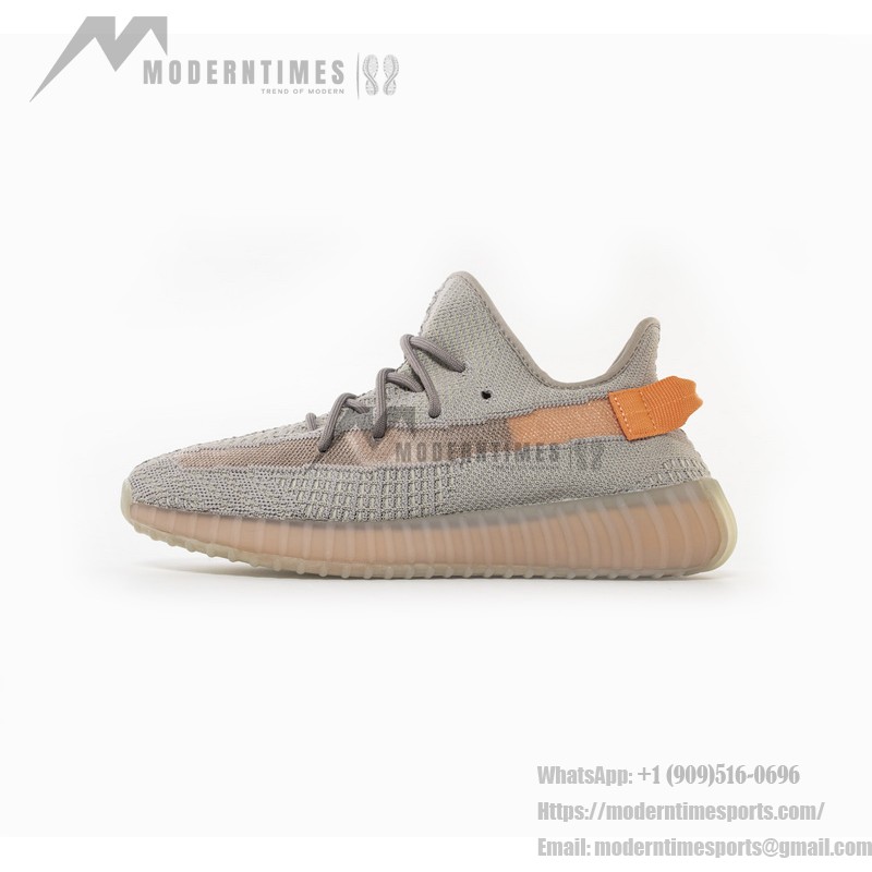 Adidas Yeezy Boost 350 V2 True Form EG7492 Limited Edition Sneaker with Grey Tones and Orange Accents