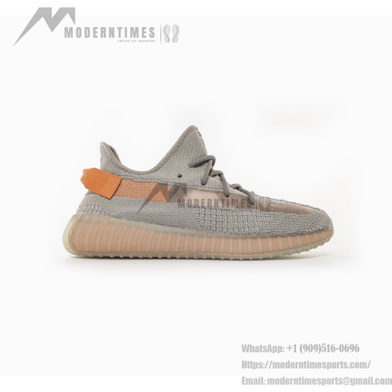 Adidas Yeezy Boost 350 V2 True Form EG7492 Limited Edition Sneaker with Grey Tones and Orange Accents