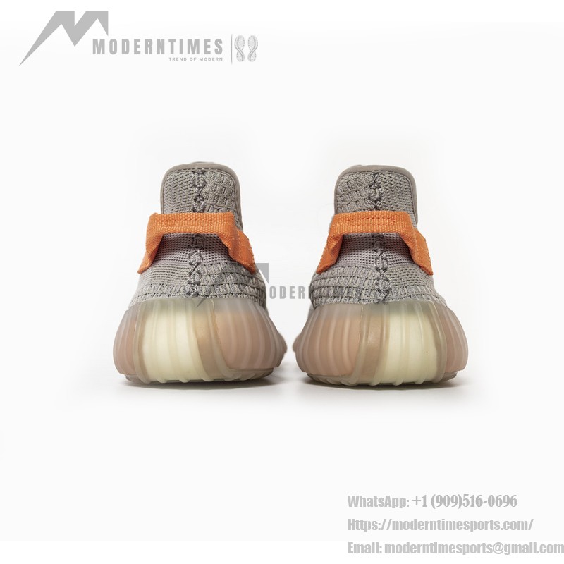 Adidas Yeezy Boost 350 V2 True Form EG7492 Limited Edition Sneaker with Grey Tones and Orange Accents