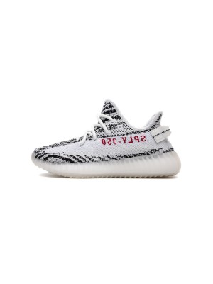 アディダス Yeezy Boost 350 V2 'Zebra' ホワイト/ブラック - メンズ トレンディ スニーカー CP9654