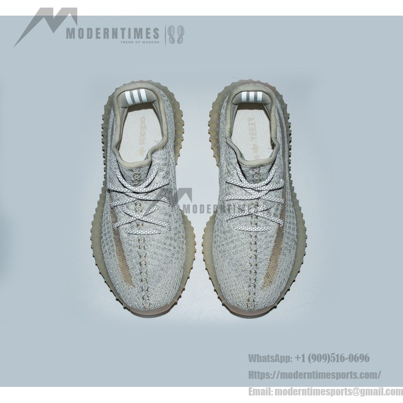 Limited Edition Adidas Yeezy Boost 350 V2 "Lundmark Reflective" Beige & Reflective Sneakers FV3254