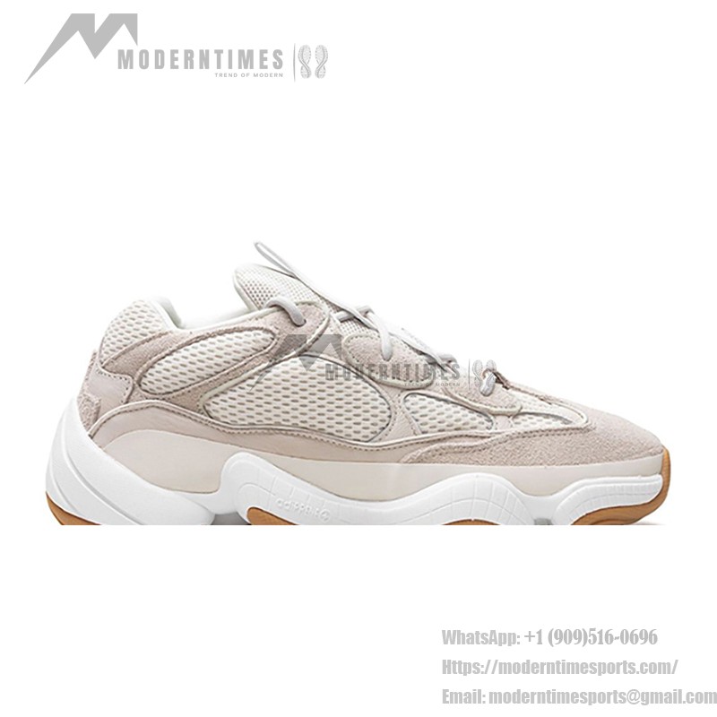 Adidas Yeezy 500 "Bone White" ID1600 - Minimalist Light Beige Sneakers with Premium Comfort