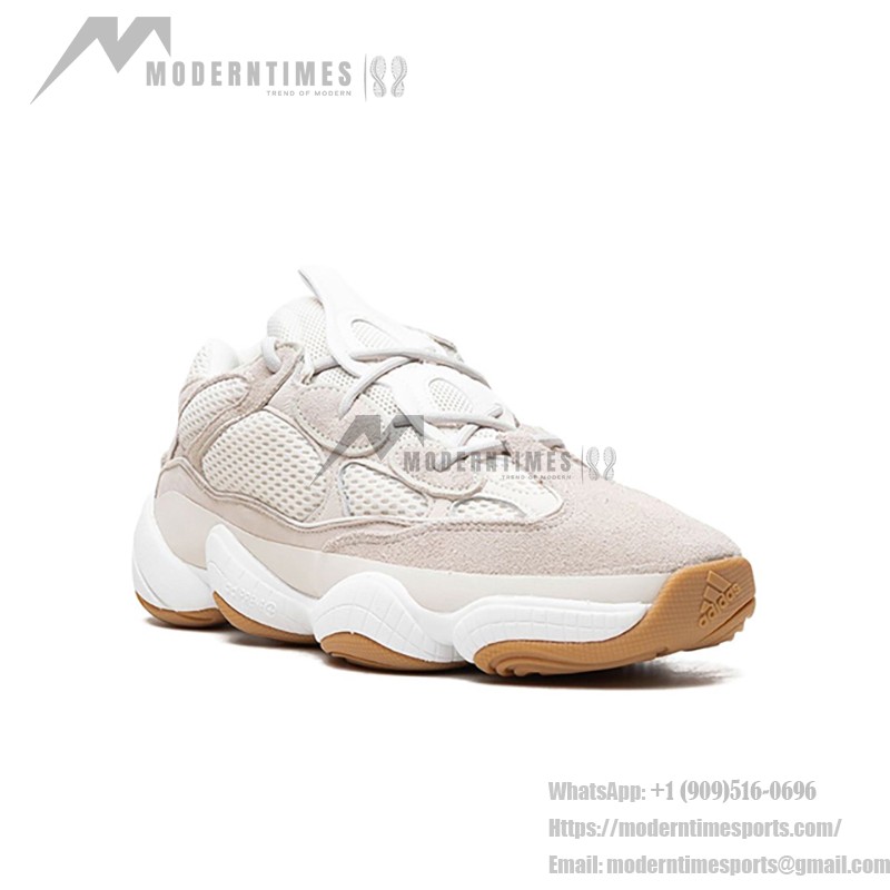 Adidas Yeezy 500 "Bone White" ID1600 - Minimalist Light Beige Sneakers with Premium Comfort