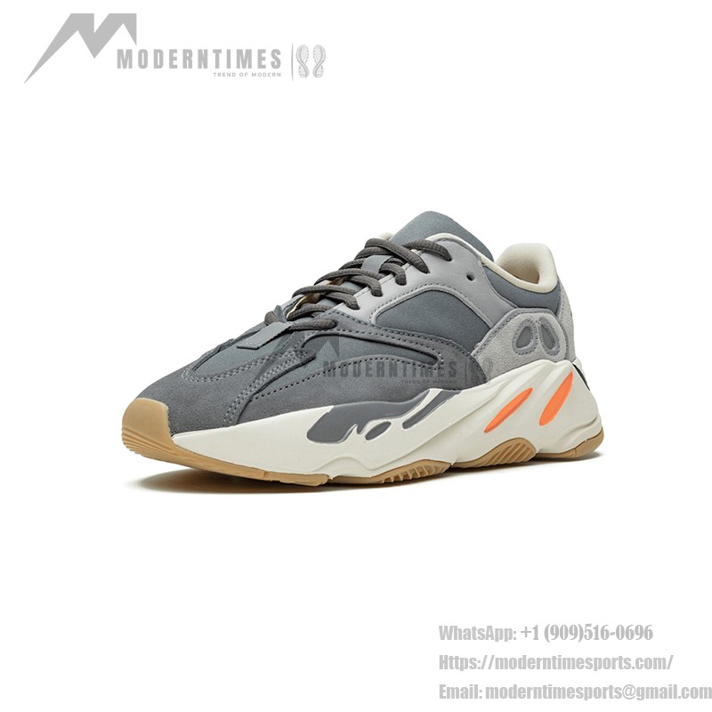 Adidas Yeezy Boost 700 Magnet FV9922 - Premium Grey Design with Orange Accents