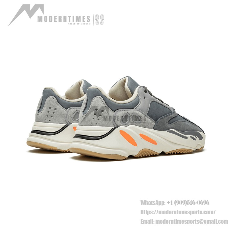 Adidas Yeezy Boost 700 Magnet FV9922 - Premium Grey Design with Orange Accents