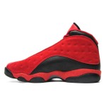 Air Jordan 13 Retro "Black Red" DJ5982-602 - Red Suede and Black Leather Sneakers