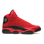 Air Jordan 13 Retro "Black Red" DJ5982-602 - Red Suede and Black Leather Sneakers