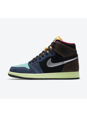 Air Jordan 1 High OG 'Bio Hack' 555088-201 - Classic Design Inspired by Tokyo Nightlife