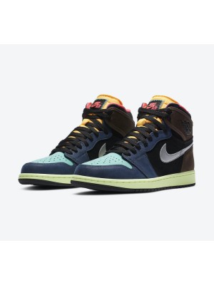 Air Jordan 1 High OG 'Bio Hack' 555088-201 - Classic Design Inspired by Tokyo Nightlife