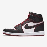 Air Jordan 1 High OG 'Bloodline' 555088-062 with Classic Black, Red, and White Colorway