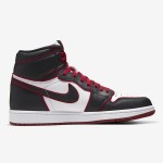 Air Jordan 1 High OG 'Bloodline' 555088-062 with Classic Black, Red, and White Colorway