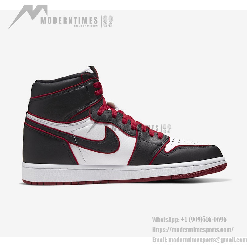 Air Jordan 1 High OG 'Bloodline' 555088-062 with Classic Black, Red, and White Colorway