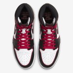 Air Jordan 1 High OG 'Bloodline' 555088-062 with Classic Black, Red, and White Colorway