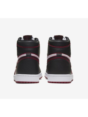 Air Jordan 1 High OG 'Bloodline' 555088-062 - Classic Black, White, and Red Colorway, Timeless Design