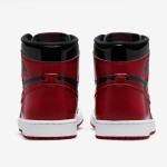 Air Jordan 1 High OG Patent Bred 555088-063 in Classic Black and Red Colorway