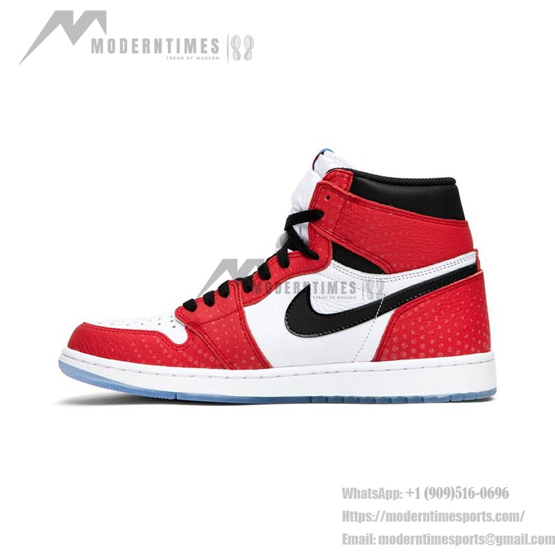 Air Jordan Retro 1 High OG “Chicago Crystal” 555088-602 Classic High-Top Sneakers