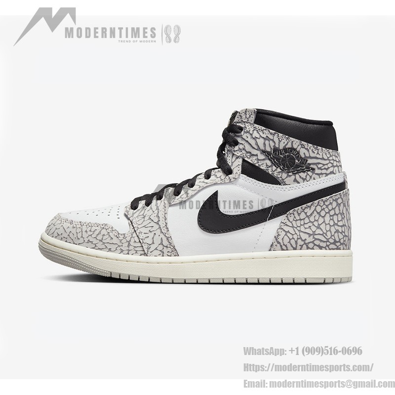 Air Jordan 1 High OG Elephant Print DZ5485-052 with Unique Elephant Print Design