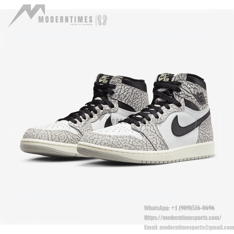 Air Jordan 1 High OG Elephant Print DZ5485-052 with Unique Elephant Print Design