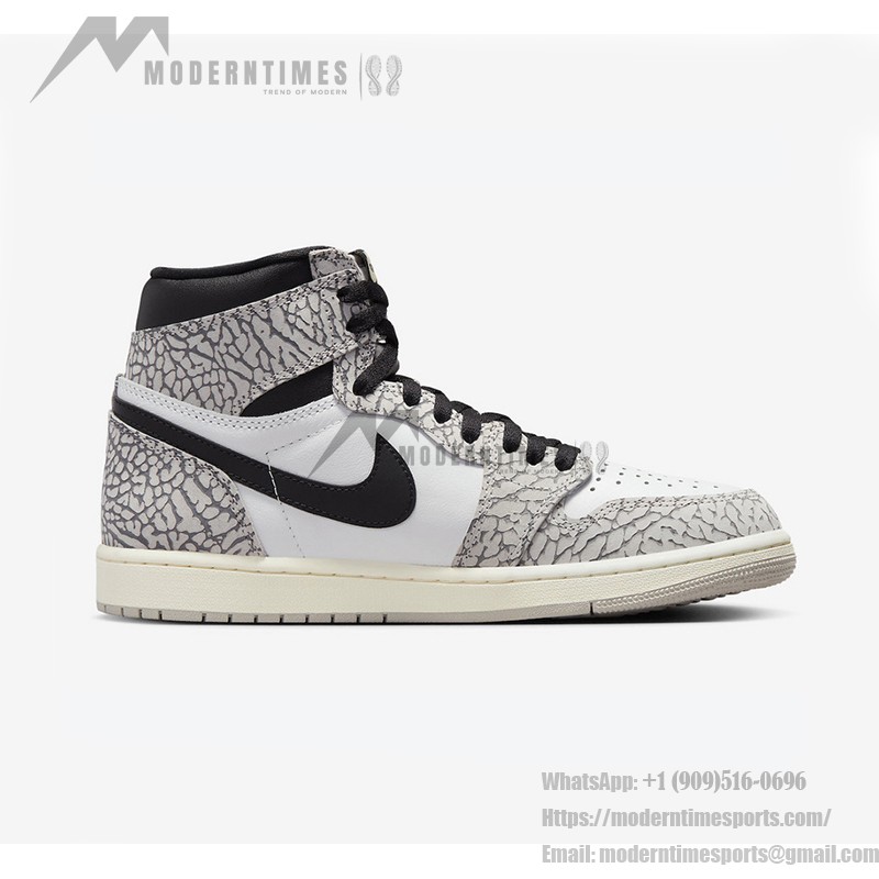 Air Jordan 1 High OG Elephant Print DZ5485-052 with Unique Elephant Print Design