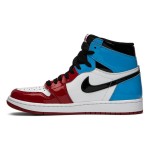 Air Jordan 1 High OG Fearless CK5666-100 in Red, White, and Blue Patent Leather