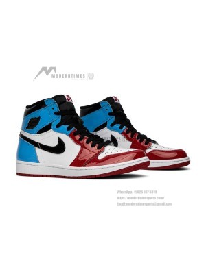 Air Jordan 1 High OG Fearless CK5666-100 - Classic Red, White, and Blue Design
