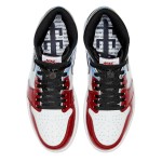 Air Jordan 1 High OG Fearless CK5666-100 in Red, White, and Blue Patent Leather