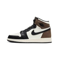 AJ1 Nike AIR JORDAN 1 RETRO HIGH OG GS 575441-105 TOP SNEAKER DARK MOCHA