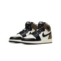 AJ1 Nike AIR JORDAN 1 RETRO HIGH OG GS 575441-105 TOP SNEAKER DARK MOCHA