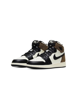 AJ1 Nike AIR JORDAN 1 RETRO HIGH OG GS 575441-105 탑 스니커 다크 모카