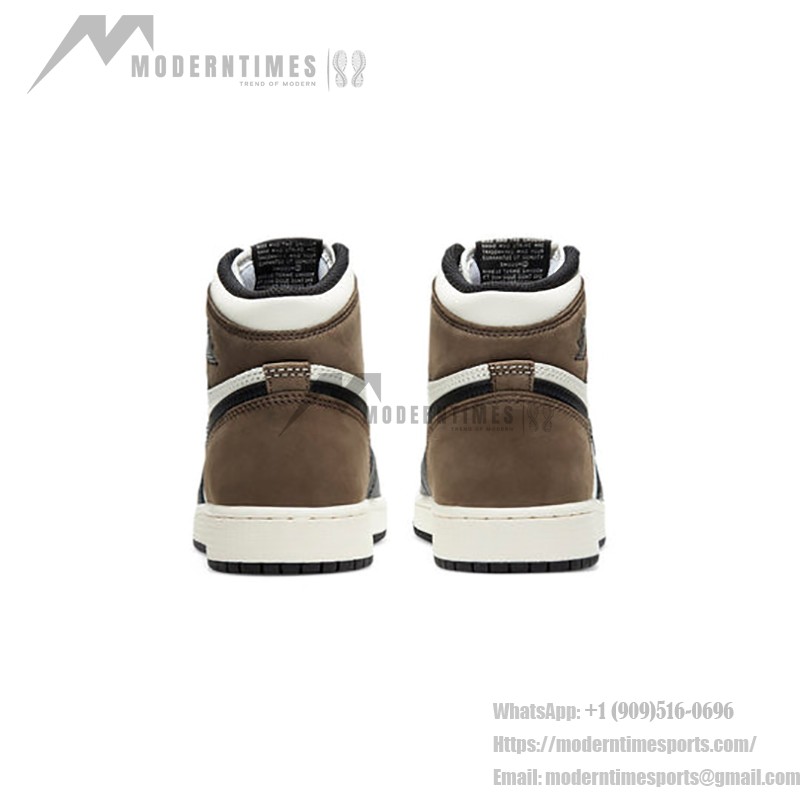 AJ1 Nike Air Jordan 1 Retro High OG GS Dark Mocha Top View