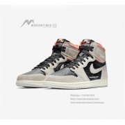 Air Jordan 1 Retro High OG Black Red White High-Top Basketball Shoes 555088-018