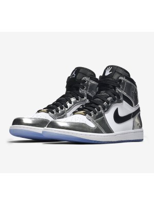 Air Jordan 1 High OG 'Pass The Torch' Kawhi Leonard AQ7476-016 - Classic Design with Reflective Silver and Black Accents