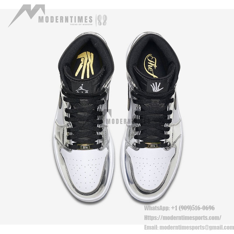 Air Jordan 1 High OG 'Pass The Torch' Kawhi Leonard AQ7476-016 with Reflective Silver and Black Accents