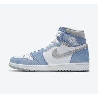 Air Jordan 1 High OG Hyper Royal 555088-402 - Classic Light Blue and Grey Design